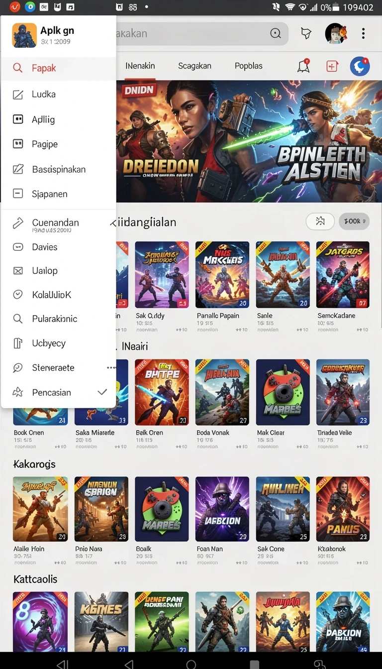 Tampilan utama aplikasi Review Aplikasi dragon777 Versi Terbaru yang intuitif dan efisien.